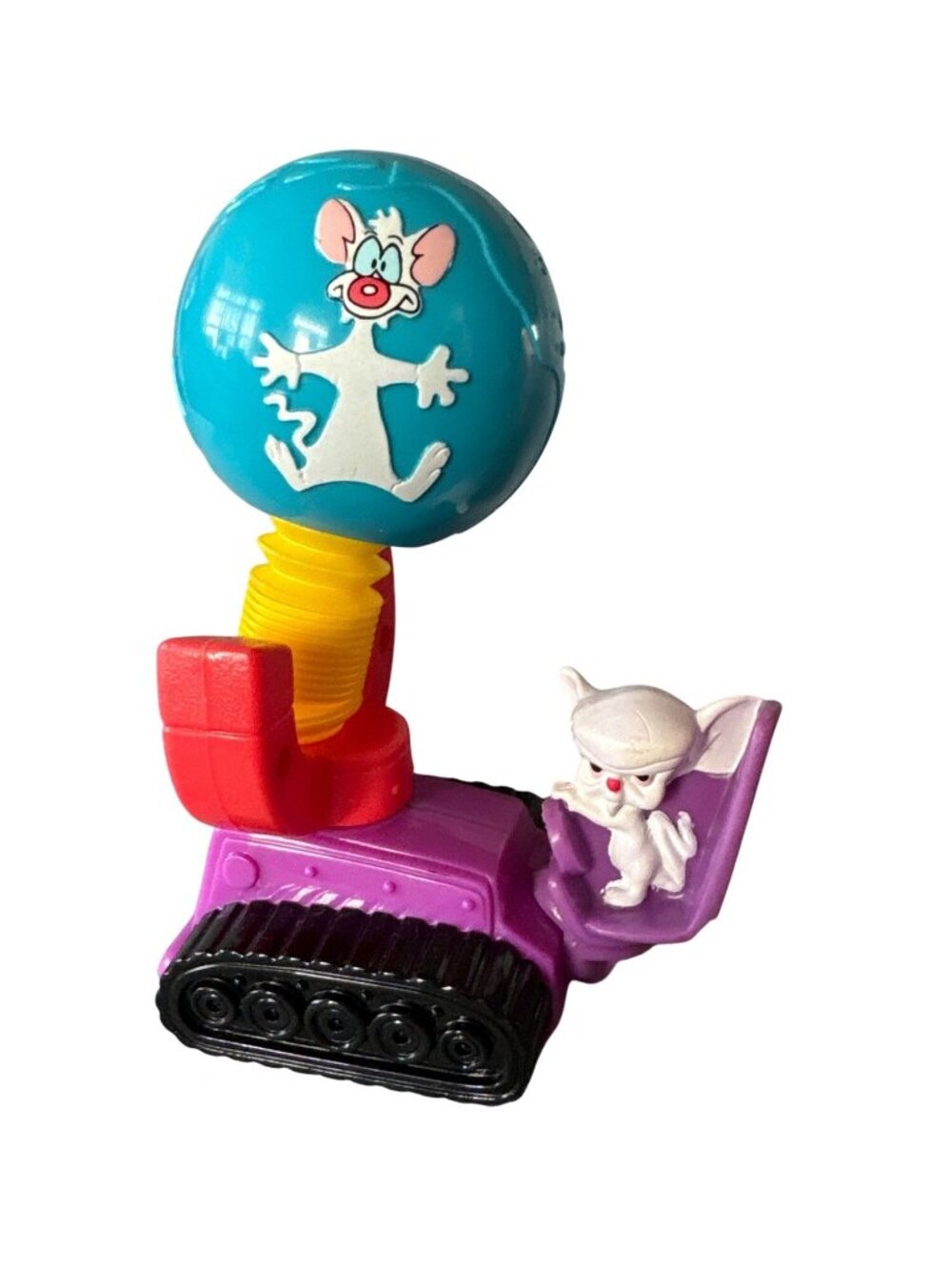 Vintage 1994 McDonalds Animaniacs Pinky & The Brain Happy Meal Toy